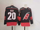 Hurricanes 20 Sebastian Aho Black 2020-21 Reverse Retro Adidas Jersey,baseball caps,new era cap wholesale,wholesale hats